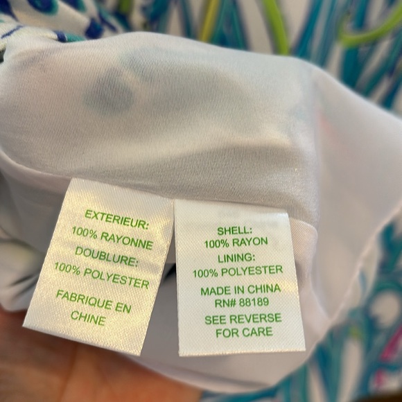 Lilly Pulitzer Print L/S 'Colette' Tunic Length Print Dress - Picture 10 of 10